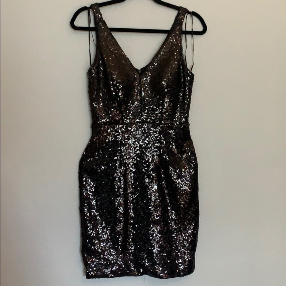 Sequin black dress
